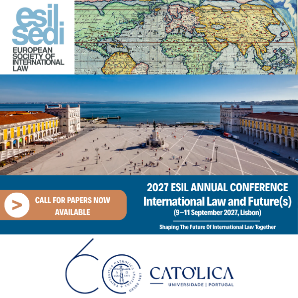 2027 ESIL Annual Conference on 
